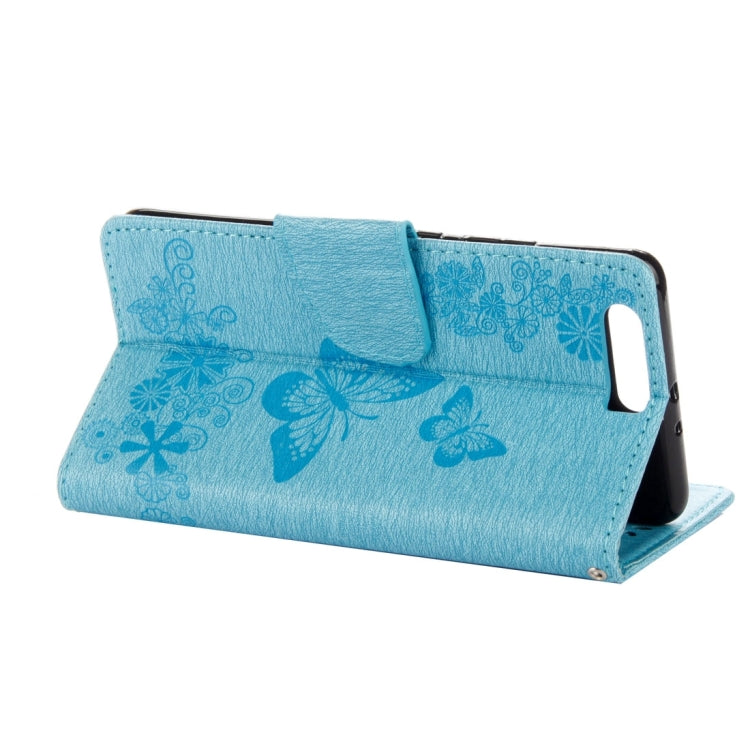 For Huawei  P10 Plus Butterflies Embossing Horizontal Flip Leather Case with Holder & Card Slots & Wallet & Lanyard