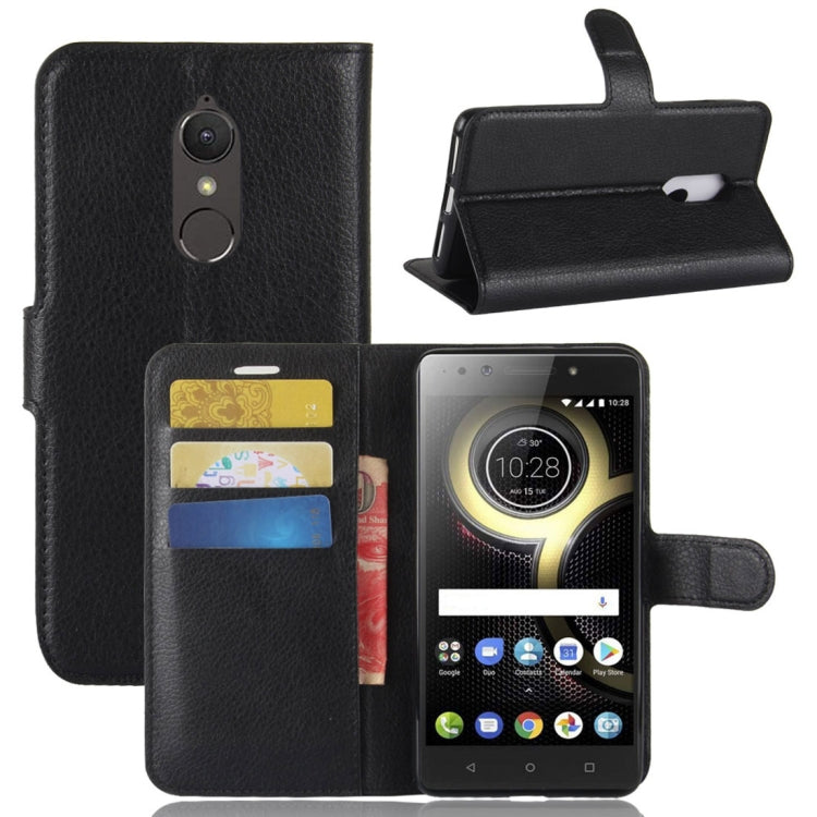 For Lenovo  K8 Litchi Texture PU +TPU Horizontal Flip Leather Case With Holder & Card Slots & Wallet