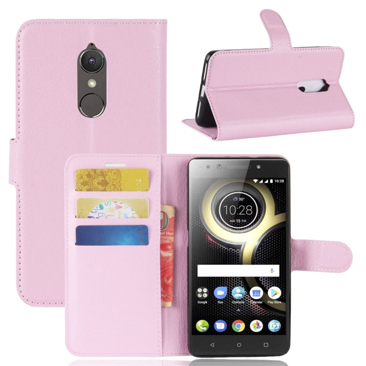 For Lenovo  K8 Litchi Texture PU +TPU Horizontal Flip Leather Case With Holder & Card Slots & Wallet