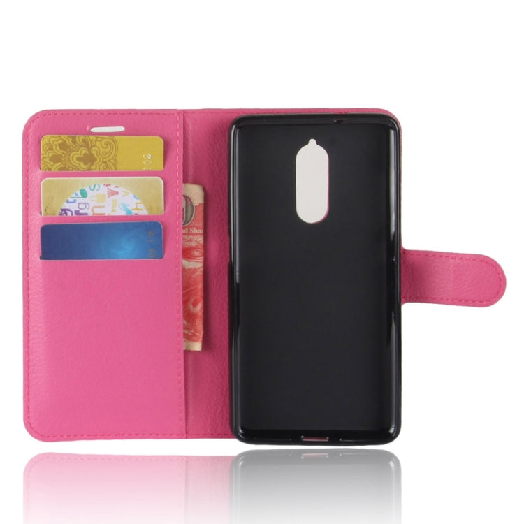 For Lenovo  K8 Litchi Texture PU +TPU Horizontal Flip Leather Case With Holder & Card Slots & Wallet