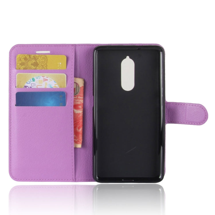 For Lenovo  K8 Litchi Texture PU +TPU Horizontal Flip Leather Case With Holder & Card Slots & Wallet
