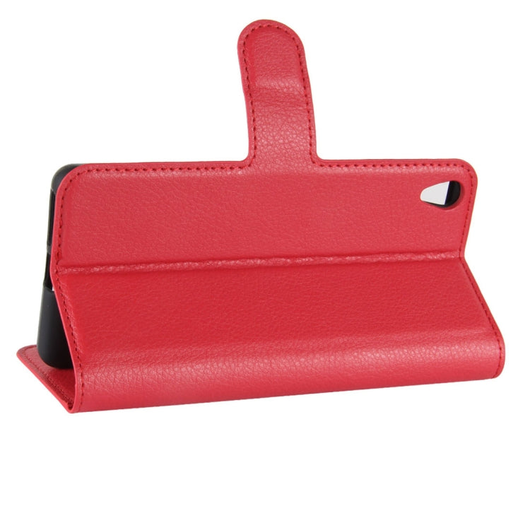 For Sony Xperia XA1 Plus Litchi Texture PU +TPU Horizontal Flip Leather Case With Holder & Card Slots & Wallet