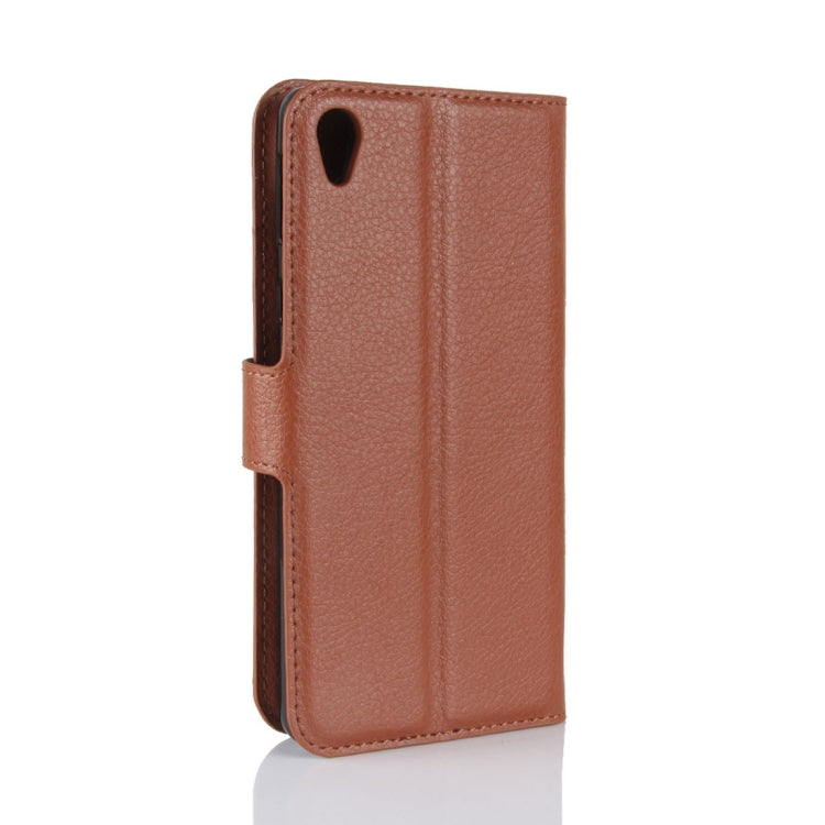 For Sony Xperia XA1 Plus Litchi Texture PU +TPU Horizontal Flip Leather Case With Holder & Card Slots & Wallet