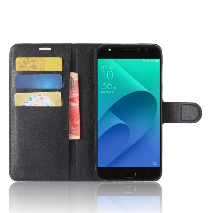 For Asus ZenFone 4 Selfie Pro (ZD552KL) Litchi Texture Horizontal Flip Leather Case with Holder & Card Slots & Wallet