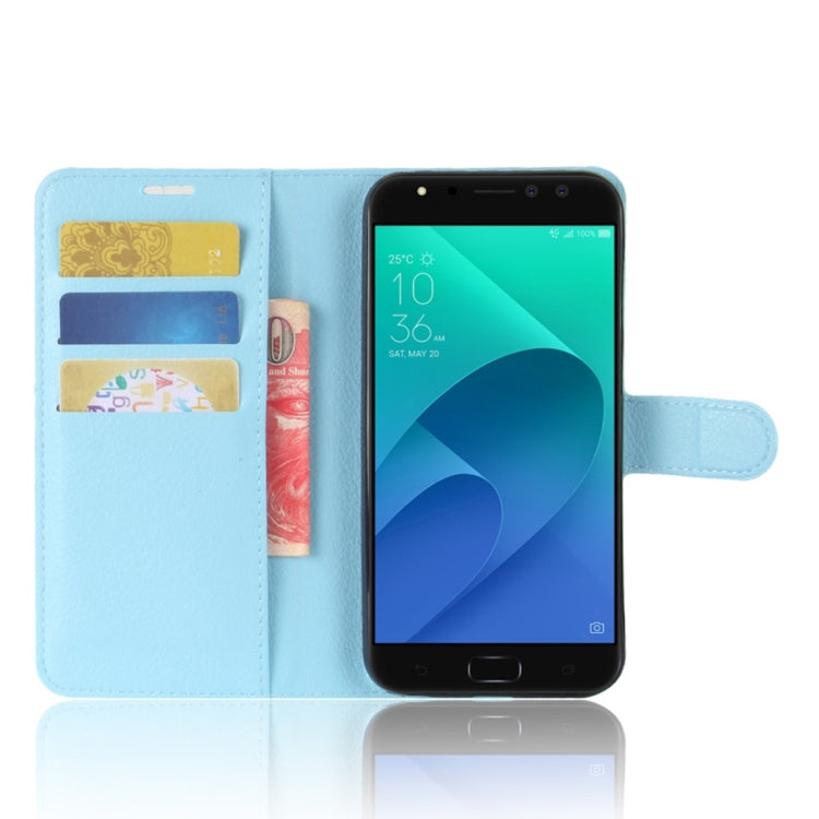 For Asus ZenFone 4 Selfie Pro (ZD552KL) Litchi Texture Horizontal Flip Leather Case with Holder & Card Slots & Wallet
