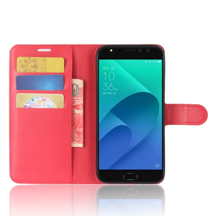 For Asus ZenFone 4 Selfie Pro (ZD552KL) Litchi Texture Horizontal Flip Leather Case with Holder & Card Slots & Wallet
