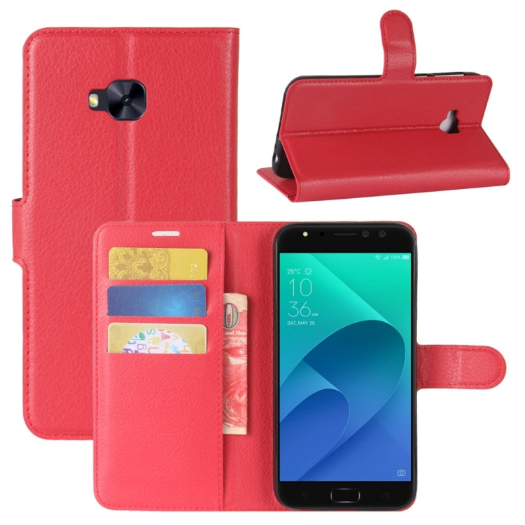 For Asus ZenFone 4 Selfie Pro (ZD552KL) Litchi Texture Horizontal Flip Leather Case with Holder & Card Slots & Wallet