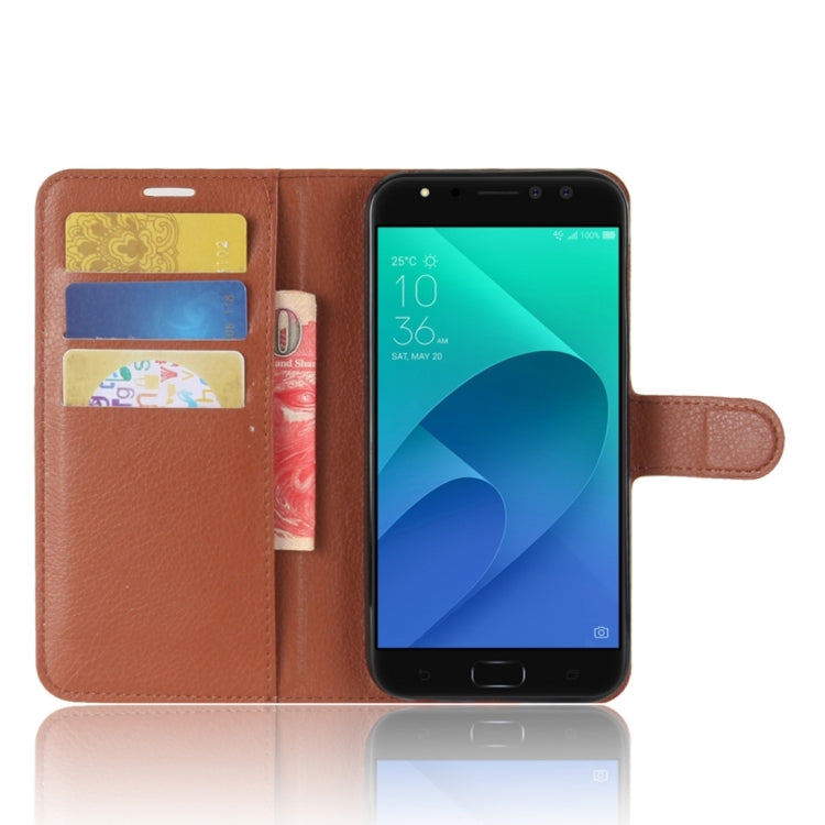 For Asus ZenFone 4 Selfie Pro (ZD552KL) Litchi Texture Horizontal Flip Leather Case with Holder & Card Slots & Wallet