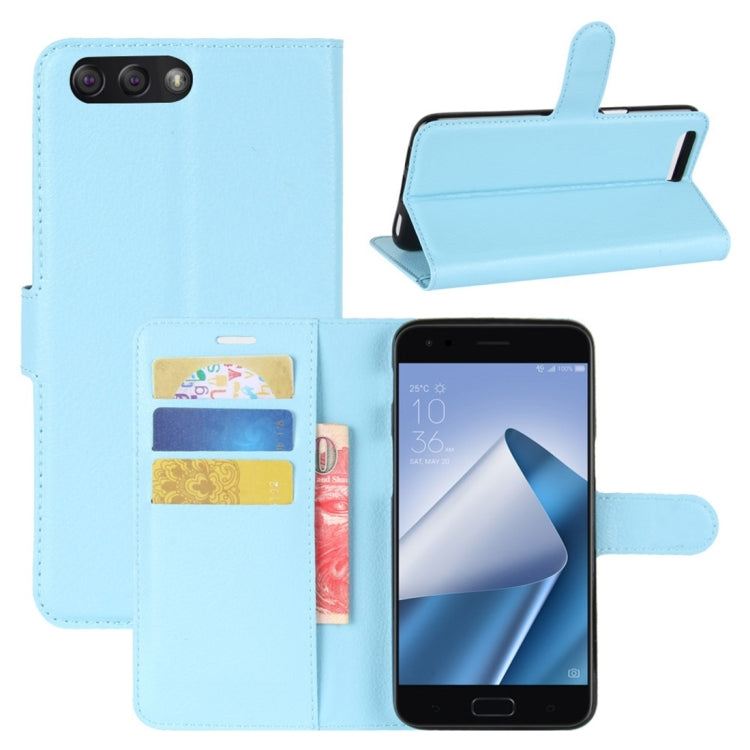 For Asus ZenFone 4 ZE554KL Litchi Texture Horizontal Flip Leather Case with Holder & Card Slots & Wallet