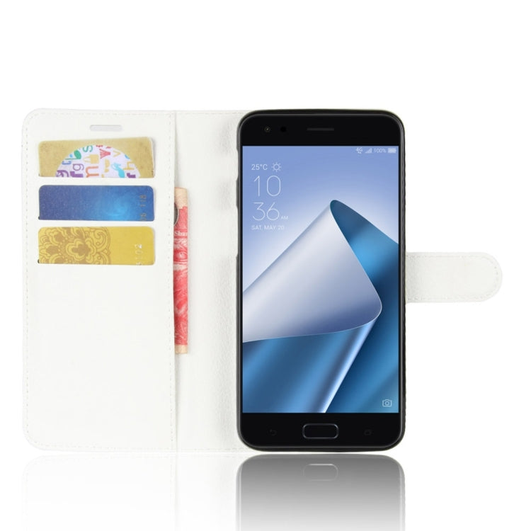 For Asus ZenFone 4 ZE554KL Litchi Texture Horizontal Flip Leather Case with Holder & Card Slots & Wallet