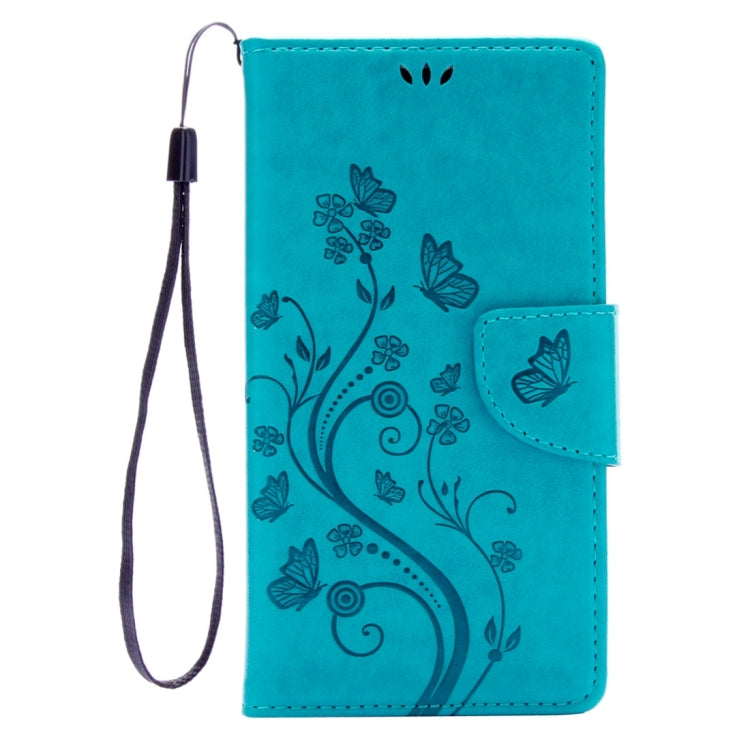 For Huawei  Honor 7 Butterflies Embossing Horizontal Flip Leather Case with Holder & Card Slots & Wallet & Lanyard