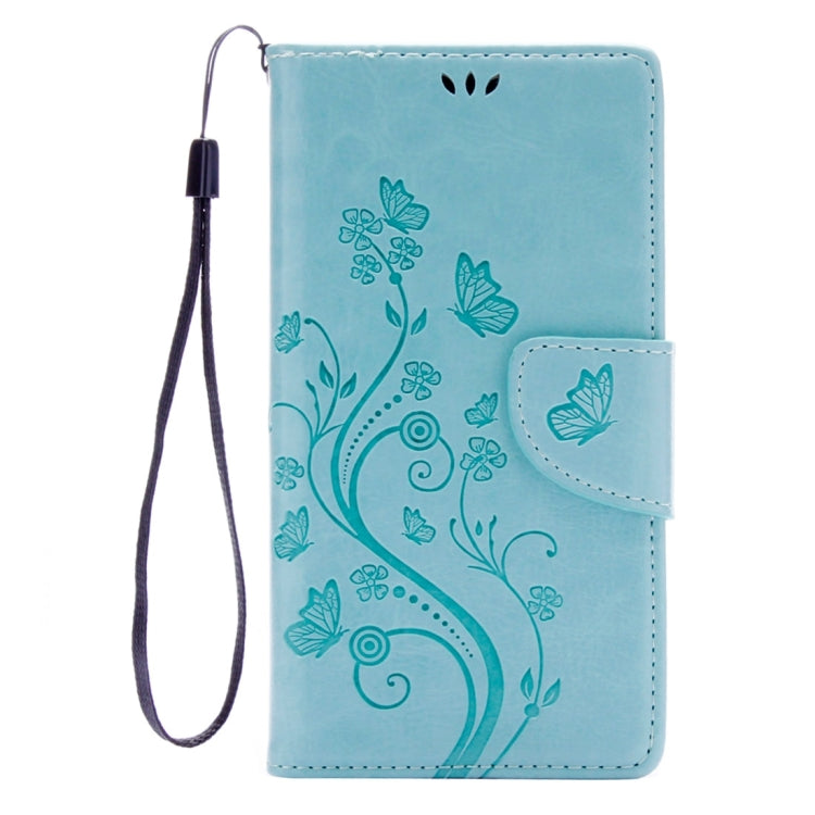For Huawei  Honor 7 Butterflies Embossing Horizontal Flip Leather Case with Holder & Card Slots & Wallet & Lanyard