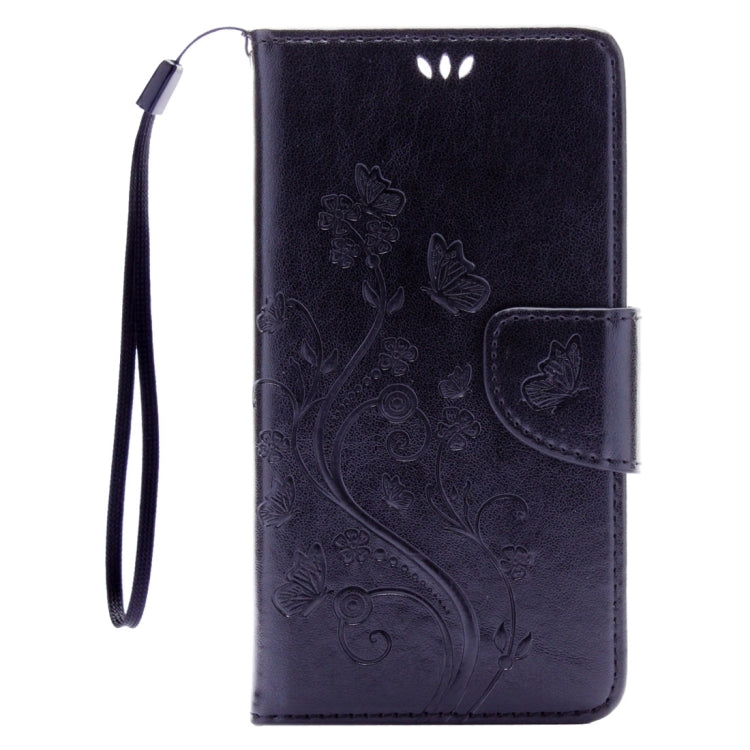 For Huawei  P9 Butterflies Embossing Horizontal Flip Leather Case with Holder & Card Slots & Wallet & Lanyard
