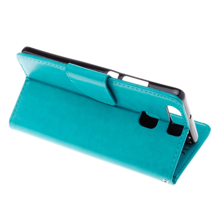 For Huawei  P9 Butterflies Embossing Horizontal Flip Leather Case with Holder & Card Slots & Wallet & Lanyard