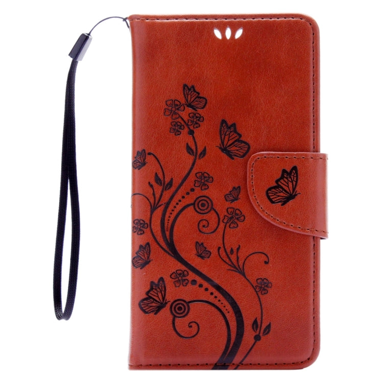 For Huawei  P9 Butterflies Embossing Horizontal Flip Leather Case with Holder & Card Slots & Wallet & Lanyard