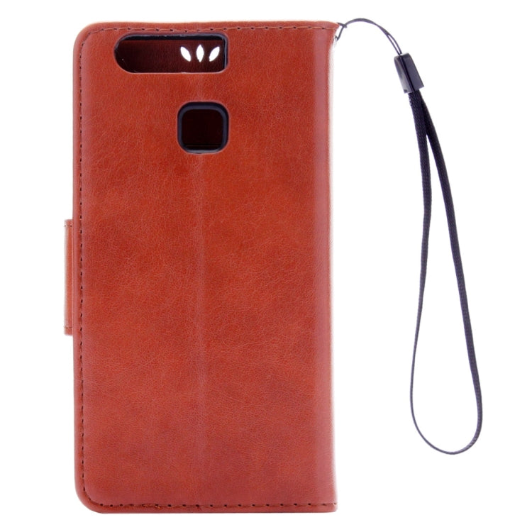 For Huawei  P9 Butterflies Embossing Horizontal Flip Leather Case with Holder & Card Slots & Wallet & Lanyard