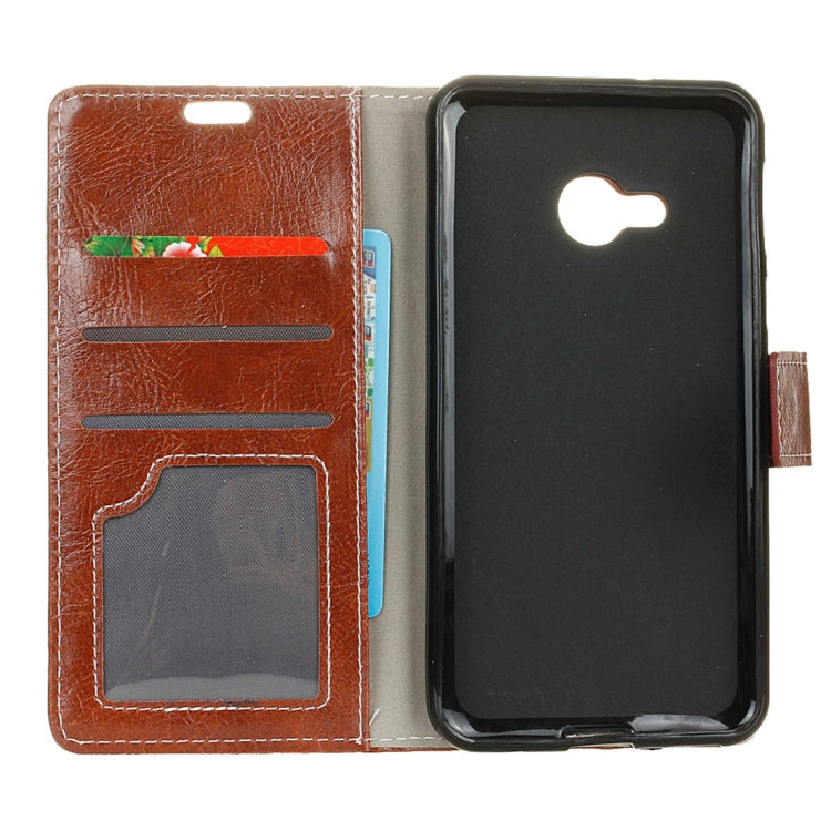 For HTC U11 Life Retro Crazy Horse Texture Horizontal Flip Leather Case with Holder & Card Slots & Photo Frame