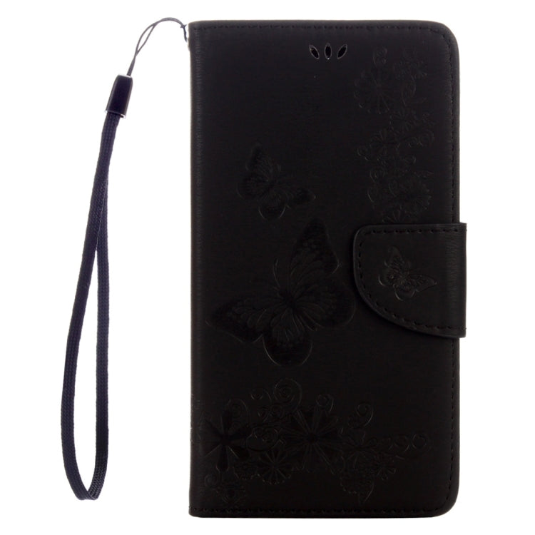 For LG Stylo 2 / LS775 Butterflies Embossing Horizontal Flip Leather Case with Holder & Card Slots & Wallet & Lanyard