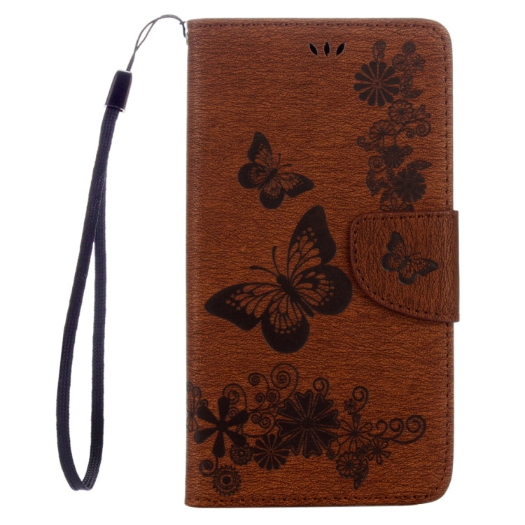 For LG Stylo 2 / LS775 Butterflies Embossing Horizontal Flip Leather Case with Holder & Card Slots & Wallet & Lanyard
