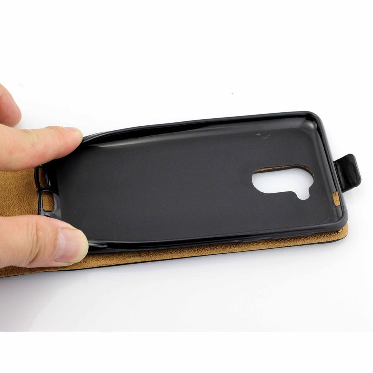 For Huawei  Honor 6C / nova Smart Vertical Flip Business Style Leather Case Cover with Card Slot (Black)