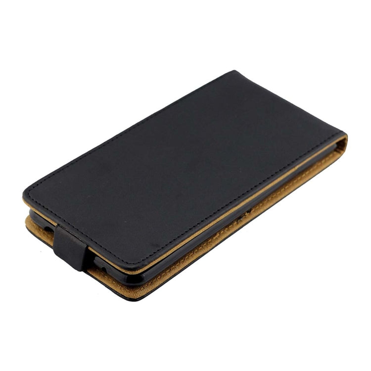 For Huawei  Honor 6C / nova Smart Vertical Flip Business Style Leather Case Cover with Card Slot (Black)