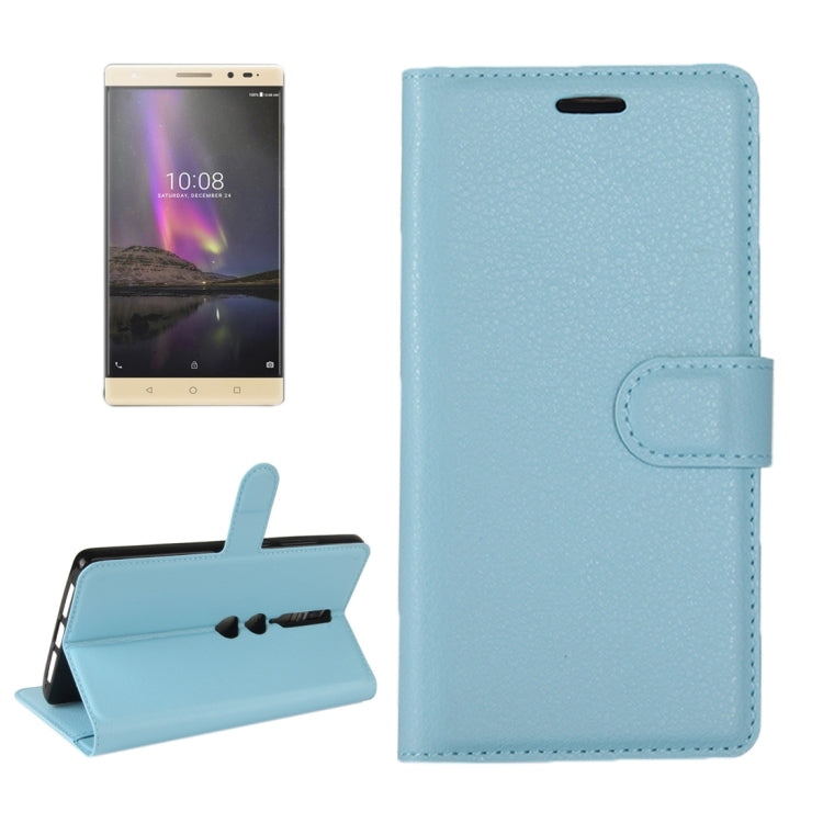 For Lenovo Phab 2 Pro Litchi Texture Horizontal Flip Leather Case with Magnetic Buckle & Holder & Card Slots & Wallet