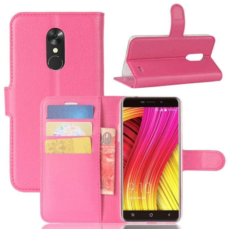 Blackview for A10 (MPH1904) Litchi Texture Horizontal Flip Leather Case with Holder & Card Slots & Wallet