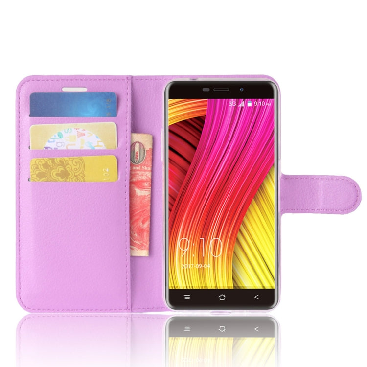 Blackview for A10 (MPH1904) Litchi Texture Horizontal Flip Leather Case with Holder & Card Slots & Wallet