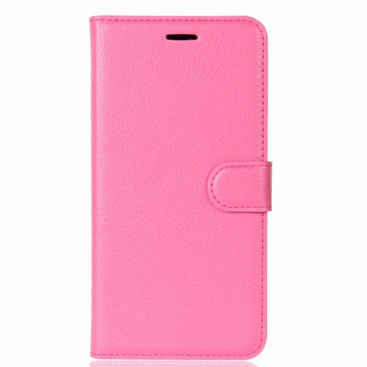 For BQ Aquaris V Plus Litchi Texture Horizontal Flip Leather Case with Holder & Card Slots & Wallet