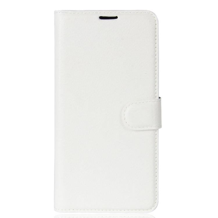 For BQ Aquaris V Plus Litchi Texture Horizontal Flip Leather Case with Holder & Card Slots & Wallet
