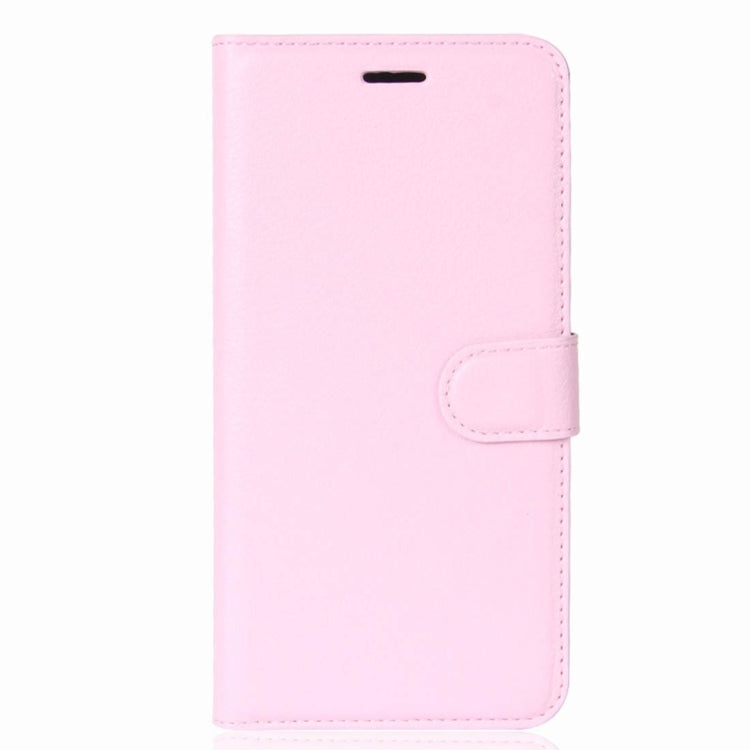 For BQ Aquaris V Litchi Texture Horizontal Flip Leather Case with Holder & Card Slots & Wallet