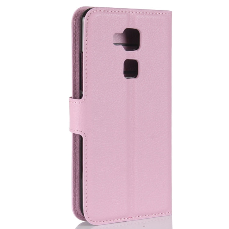 For BQ Aquaris V Litchi Texture Horizontal Flip Leather Case with Holder & Card Slots & Wallet