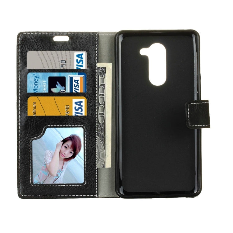 For Wileyfox Swift 2 Retro Crazy Horse Texture Horizontal Flip Leather Case with Holder & Card Slots & Wallet & Photo Frame
