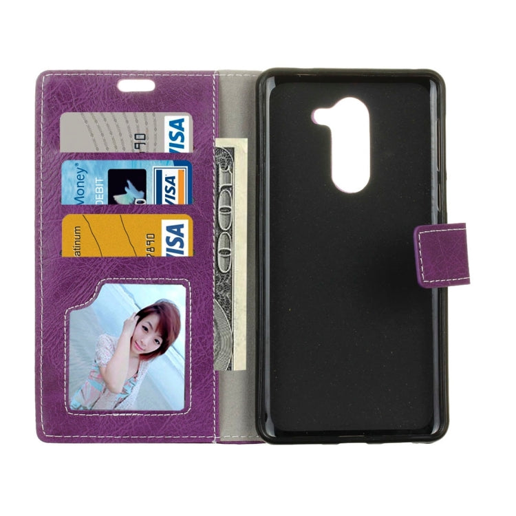 For Wileyfox Swift 2 Retro Crazy Horse Texture Horizontal Flip Leather Case with Holder & Card Slots & Wallet & Photo Frame