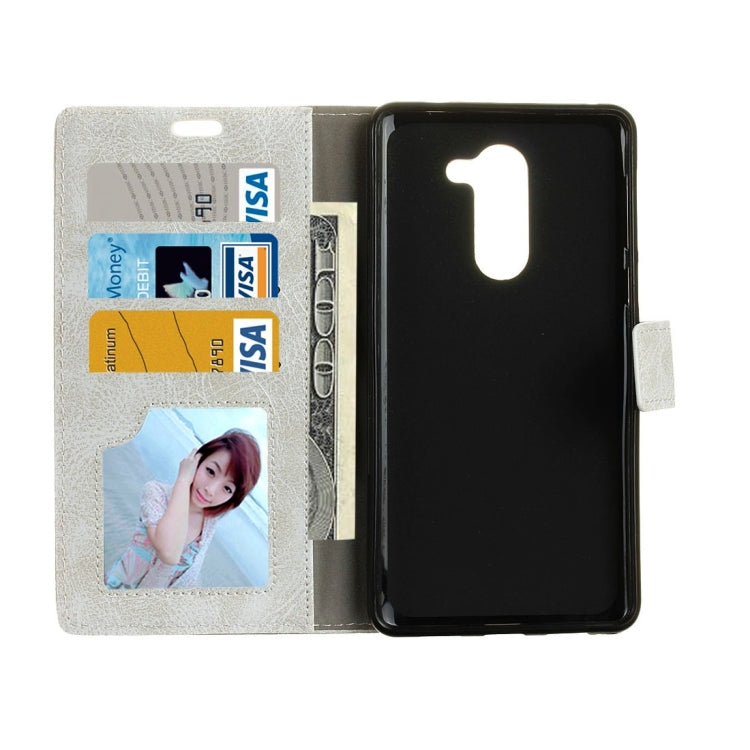For Wileyfox Swift 2 Retro Crazy Horse Texture Horizontal Flip Leather Case with Holder & Card Slots & Wallet & Photo Frame