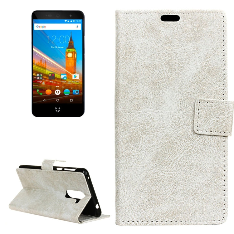 For Wileyfox Swift 2 Retro Crazy Horse Texture Horizontal Flip Leather Case with Holder & Card Slots & Wallet & Photo Frame