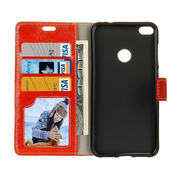 For Huawei  P10 Lite Retro Crazy Horse Texture Horizontal Flip Leather Case with Holder & Card Slots & Wallet & Photo Frame