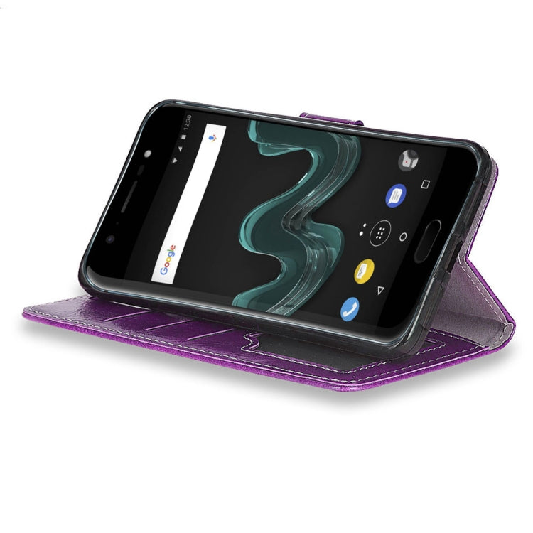 For Wiko  WIM  Retro Crazy Horse Texture Horizontal Flip Leather Case with Holder & Card Slots & Wallet & Photo Frame