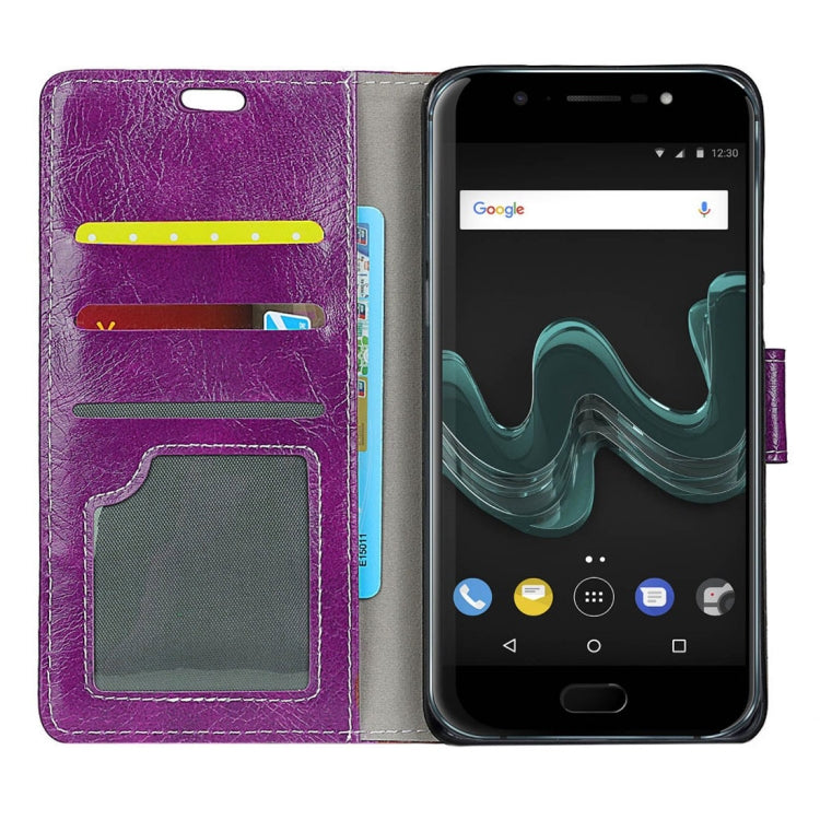 For Wiko  WIM  Retro Crazy Horse Texture Horizontal Flip Leather Case with Holder & Card Slots & Wallet & Photo Frame