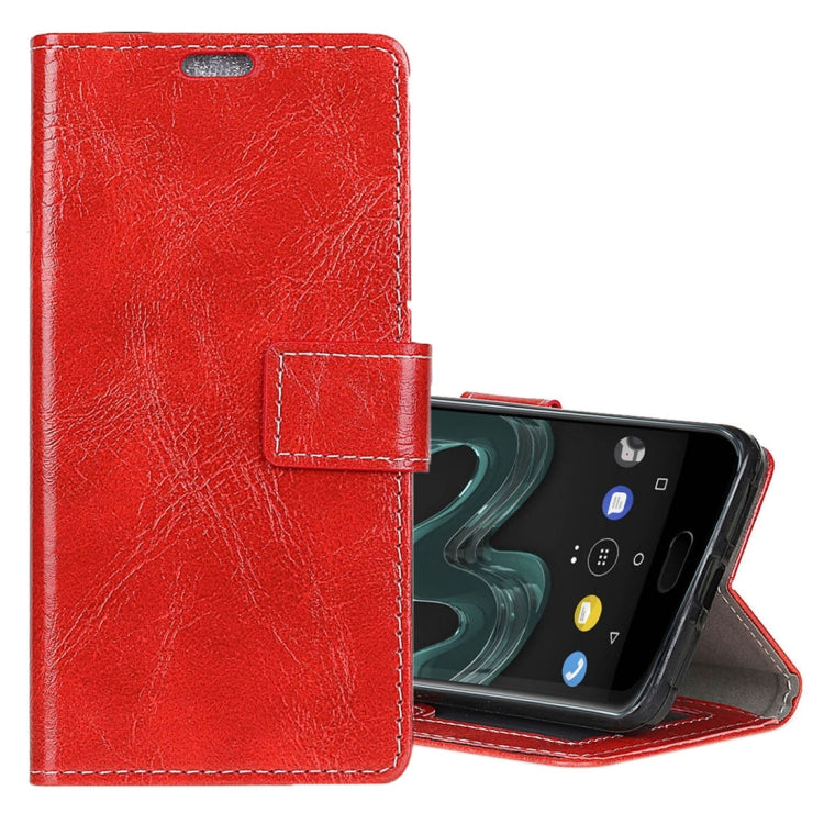 For Wiko  WIM  Retro Crazy Horse Texture Horizontal Flip Leather Case with Holder & Card Slots & Wallet & Photo Frame