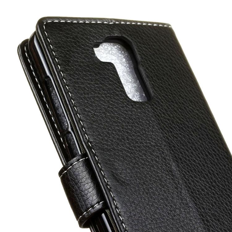 For DOOGEE  Y6 (MPH1413/MPH2412) Litchi Texture Horizontal Flip Leather Case with Holder & Card Slots & Wallet & Photo Frame