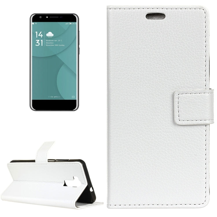 For DOOGEE  Y6 (MPH1413/MPH2412) Litchi Texture Horizontal Flip Leather Case with Holder & Card Slots & Wallet & Photo Frame