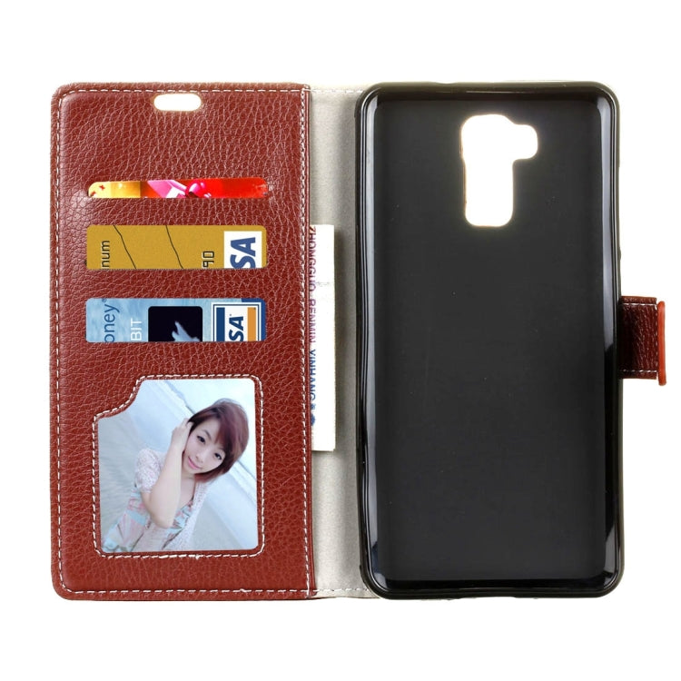 For DOOGEE  Y6 (MPH1413/MPH2412) Litchi Texture Horizontal Flip Leather Case with Holder & Card Slots & Wallet & Photo Frame