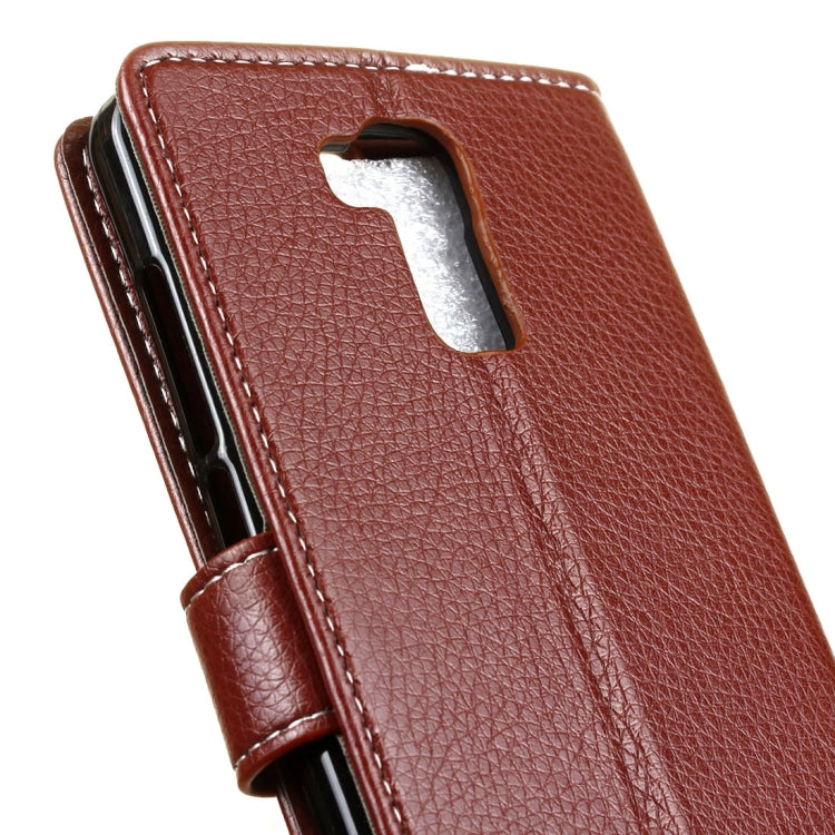For DOOGEE  Y6 (MPH1413/MPH2412) Litchi Texture Horizontal Flip Leather Case with Holder & Card Slots & Wallet & Photo Frame