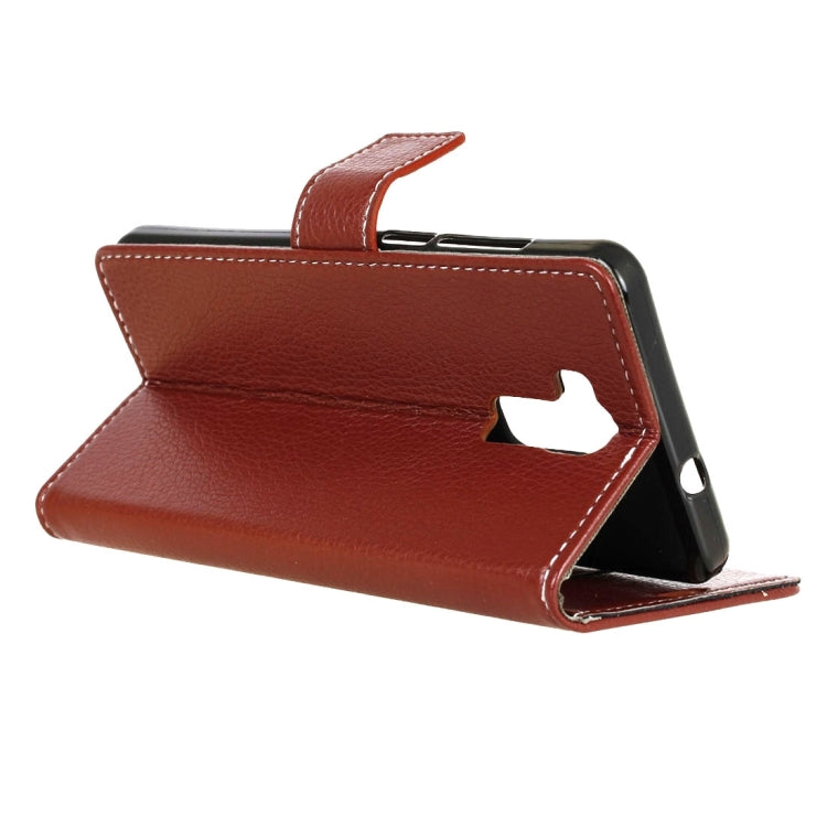 For DOOGEE  Y6 (MPH1413/MPH2412) Litchi Texture Horizontal Flip Leather Case with Holder & Card Slots & Wallet & Photo Frame