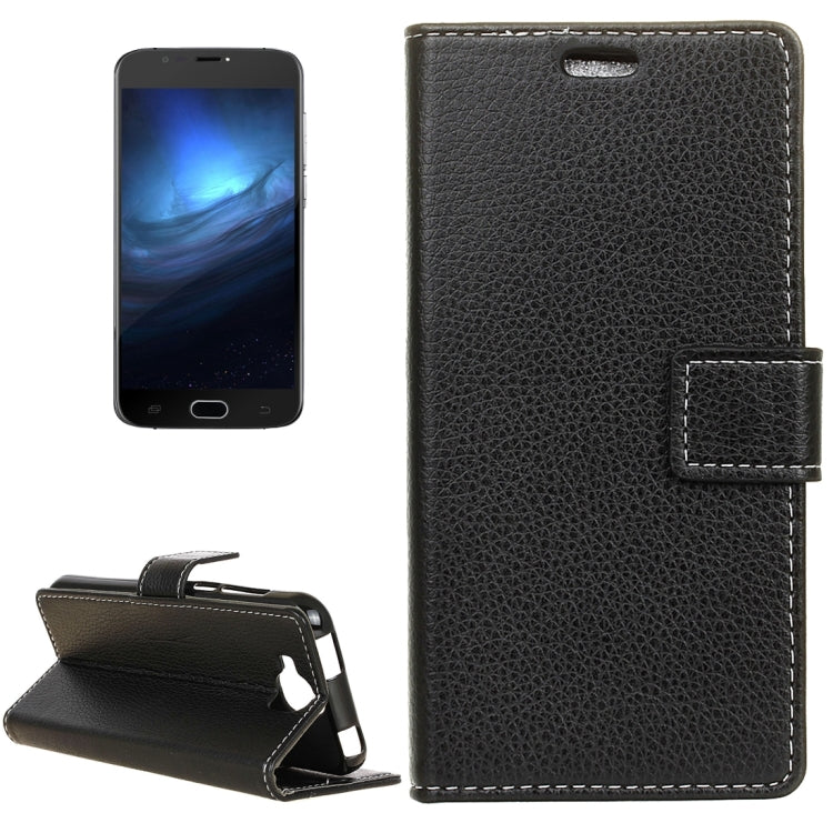 For Doogee X9 Mini (MPH1880) Litchi Texture Horizontal Flip Leather Case with Holder & Card Slots & Wallet & Photo Frame