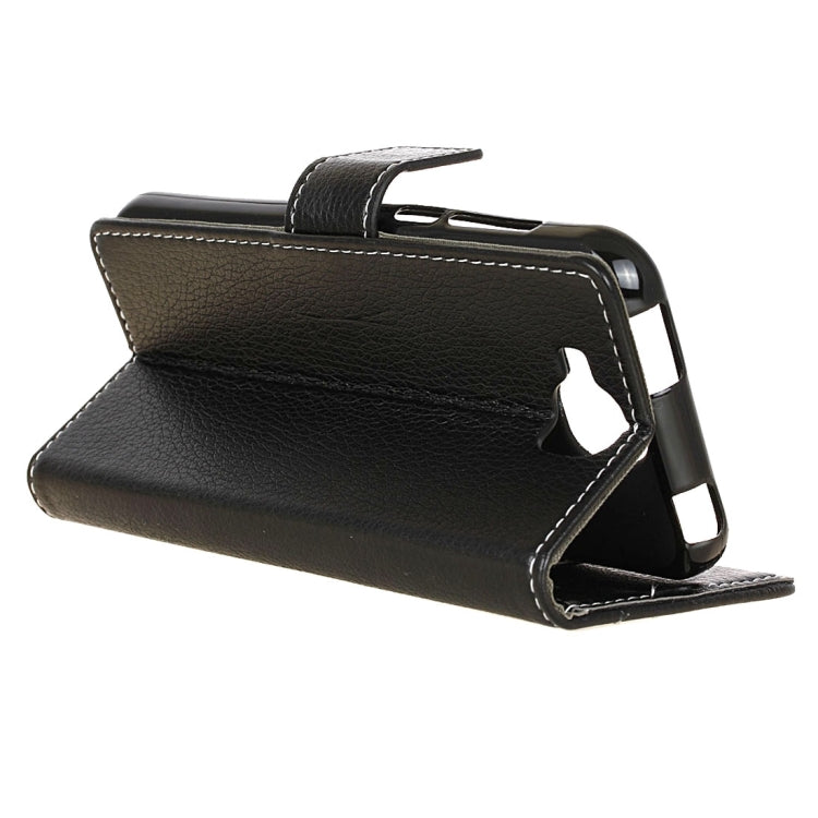 For Doogee X9 Mini (MPH1880) Litchi Texture Horizontal Flip Leather Case with Holder & Card Slots & Wallet & Photo Frame