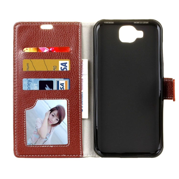 For Doogee X9 Mini (MPH1880) Litchi Texture Horizontal Flip Leather Case with Holder & Card Slots & Wallet & Photo Frame