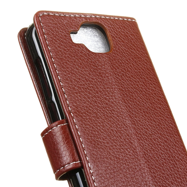 For Doogee X9 Mini (MPH1880) Litchi Texture Horizontal Flip Leather Case with Holder & Card Slots & Wallet & Photo Frame