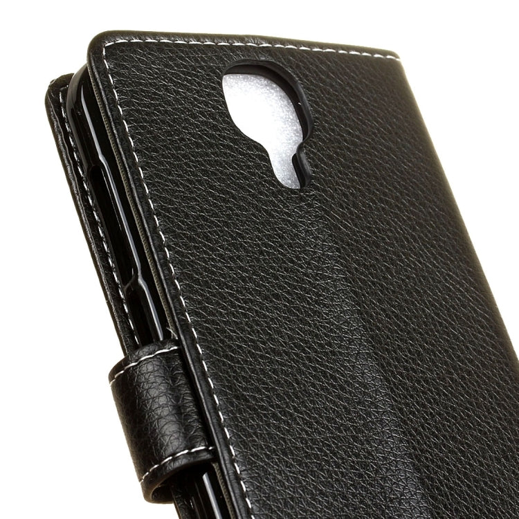 For DOOGEE  X9 Pro (MPH1215) Litchi Texture Horizontal Flip Leather Case with Holder & Card Slots & Wallet & Photo Frame